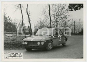 Fotografia d epoca originale 1966 CERRETO LAGHI 15° Autoraduno Sciatorio Lancia Fulvia RALLY AUTOMOBILISMO 1