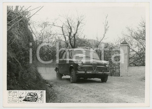 Fotografia d epoca originale 1965 GENOVA 25 Coppa Riviera di Ponente ALFA ROMEO Giulietta in curva JOLLY TEAM 1