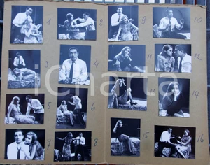 Fotografia d epoca originale 1965 ca MILANO TEATRO Spettacolo Match Foto di scena 16 provini 1