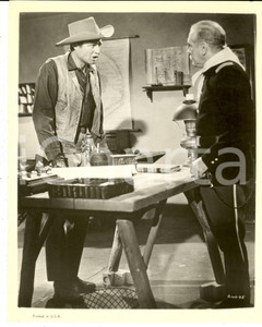 Fotografia d epoca originale 1960 ca USA CINEMA Film WESTERN Uno sceriffo a confronto Foto 20x24 cm 1