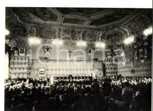 Fotografia d epoca originale 1982 PADOVA Papa Giovanni Paolo II in visita all Università  Foto 18x13 cm 1