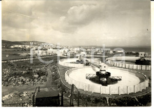 Fotografia d epoca originale 1966 PORTOVESME Panorama della centrale elettrica dall alto Foto 18x13 cm 1
