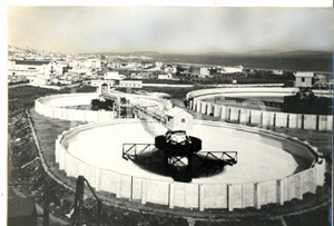 Fotografia d epoca originale 1966 PORTOVESME Panorama della centrale elettrica dall alto Foto 24x18 cm 1