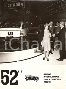 Fotografia d epoca originale 1970 SALONE DELL AUTO DI TORINO Presentazione CITROEN GS CLUB Foto 1