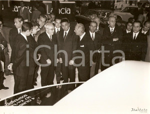 Fotografia d epoca originale 1970 SALONE DELL AUTO DI TORINO Min. Silvio GAVA visita padiglione CITROEN Foto 1