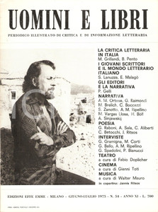 Giornale, rivista storica 1975 UOMINI E LIBRI n.54 Giovanni SPADOLINI parla di Quaderni di storia Rivista 1