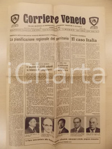 Giornale, rivista storica 1985 CORRIERE VENETO Bilancio legge 833 e riforma sanitaria Regione Veneto 1