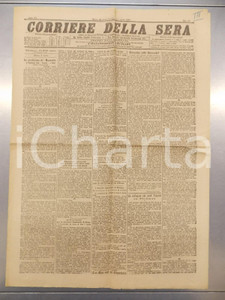 Giornale, rivista storica 1890 CORRIERE DELLA SERA Muratori armati assaltano prefetto BOLOGNA Anno XV n.97 1