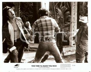 Fotografia d epoca originale 1974 THIS TIME I LL MAKE YOU RICH Antonio SABATO fights against chinese Photo 1