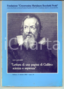 Libro, pubblicazione d epoca 1983 BELLUNO Lino LAZZARINI Lettura di una pagina di Galileo Fondazione PROTTI 1