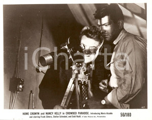 Fotografia d epoca originale 1956 CROWDED PARADISE Movie by Fred PRESSBURGER Private detectives use camera 1