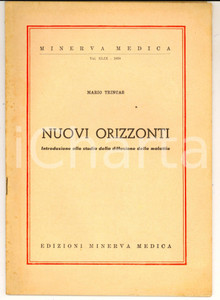 Libro, pubblicazione d epoca 1958 Mario TRINCAS Nuovi orizzonti  Studio della diffusione delle malattie 1