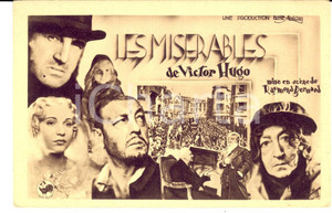 Cartolina originale da collezione 1934 CINEMA FILM Les misÃ©rables  Raymond BERNARD Carte postale FP NV 1