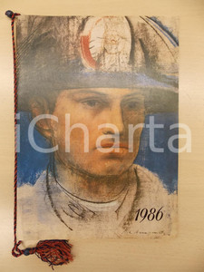 Oggetto da collezione cartaceo 1986 ARMA CARABINIERI Calendario illustrato  Pietro ANNIGONI Romano STEFANELLI 1