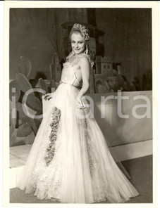 Fotografia d epoca originale 1940 ca TEATRO Laura CARLI in La moglie di Cesare Compagnia BENASSICARLI Foto 1