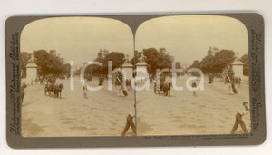 Fotografia d epoca originale 1910 ca PARIS ChampsElysÃ©es from Place de la Concorde  Stereoview UNDERWOOD 1