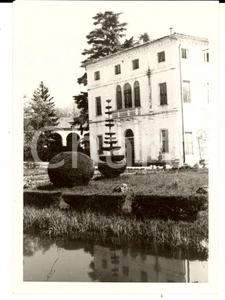 Fotografia d epoca originale 1970 ca LOREGGIA PD Veduta di villa POLCASTRO  WOLLEMBORG Foto VINTAGE 9x12 1
