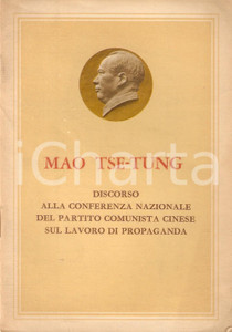 Libro, pubblicazione d epoca 1968 Mao TSETUNG Discorso sul lavoro di propaganda Pubblicazione 1