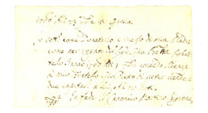 Documento originale, autentico 1706 GROSIO Procura canonico Martino BIGNONE al fratello per vendita capitali 1