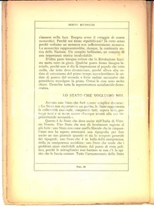 Libro, pubblicazione d epoca 1923 Benito MUSSOLINI I discorsi della rivoluzione  Ed. IMPERIA DANNEGGIATO 1