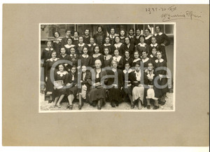 Fotografia d epoca originale 1935 MILANO  Istituto Magistrale Carlo Tenca  Studentesse classe IV Foto 1