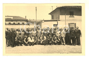 Fotografia d epoca originale Maggio 1945 CORNAREDO Festeggiamenti LIberazione  Garibaldini in piazza  Foto 1
