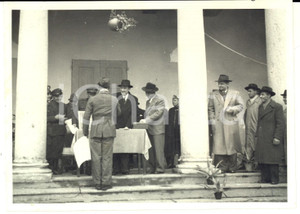 Fotografia d epoca originale 1946 CORNAREDO Convegno GinnicoPompieristico Premio a Mario CATTANEO della MAIM 1