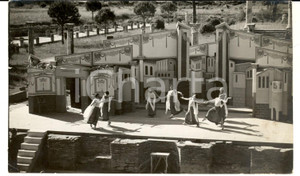 Fotografia d epoca originale 1938 Teatro OSTIA ANTICA Aulularia  Una coreografia di Tusnelda RISSO Foto 1