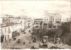 Cartolina originale da collezione 1935 ca FOGGIA Piazza Lanza e palazzo degli uffici statali Cartolina FG NV 1