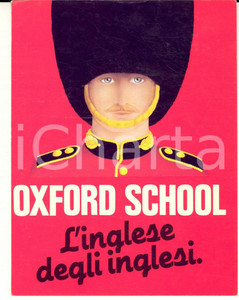 Cartolina originale da collezione 1982 VERONA OXFORD SCHOOL Corsi di inglese Cartolina pubblicitaria VINTAGE 1
