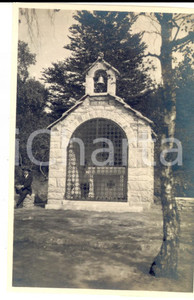 Fotografia d epoca originale 1922 VALGANNA Villaggio Alpino Touring  La cappella all aperto Foto 10x14 1