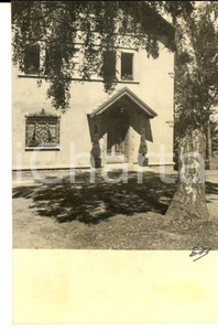 Fotografia d epoca originale 1938 VALGANNA Villaggio Alpino Touring  Ingresso villa DE MARCHI Foto 9x14 1