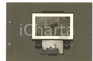 Fotografia d epoca originale 1919 ITALIA REDENTA PREDOI Alpinisti verso il rifugio VETTA D ITALIA  2 foto 1