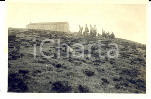 Fotografia d epoca originale 1921 SAN MARTINO / VALCUVIA Turismo scolastico  Salita al rifugio Foto 14x9 1