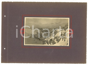 Fotografia d epoca originale 1916 DOLOMITI/ VAL CONTRIN Veduta panoramica  Foto ARTISTICA 1
