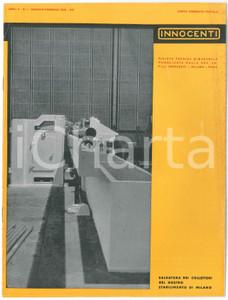 Giornale, rivista storica 1935 INNOCENTI Saldatura dei collettori a Milano  Rivista Anno II nÂ°1 1