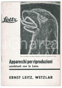 Libro, pubblicazione d epoca 1935 WETZLAR Ernst LEITZ Apparecchi per riproduzioni con la LEICA ILLUSTRATO 1