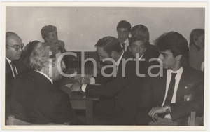 Fotografia d epoca originale 1986 OLOMOUC Czech Republic ICE SKATING  Jury 4 Photo 18x12 cm 1