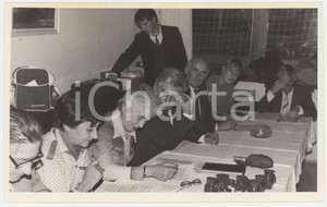 Fotografia d epoca originale 1986 OLOMOUC Czech Republic ICE SKATING  Jury 3 Photo 18x12 cm 1