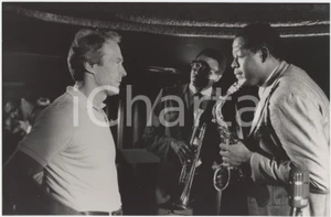 Materiale cinematografico d’epoca 1988 CINEMA Bird  Forest WHITAKER e Clint EASTWOOD sul set del film  Foto 1