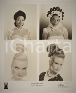 Materiale cinematografico d’epoca 1990 ca ABIDJAN  COTE D IVOIRE Coiffeur Garo HASBANIAN Photo 20x25 cm 1