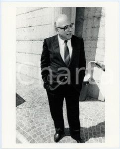 Fotografia d epoca originale 1985 ca PARTITO SOCIALISTA Gennaro ACQUAVIVA Politico PSI Foto 20x25 cm 1