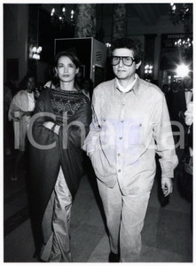 Fotografia d epoca originale 1985 ca CINEMA Claude LELOUCH MarieSophie POCHAT Foto 24x17 cm 1