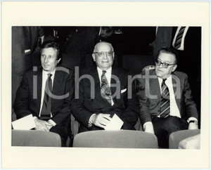 Fotografia d epoca originale 1985 ca ITALIA Egidio STERPA Tomaso STAITI DI CUDDIA DELLE CHIUSE Foto 25x20 cm 1