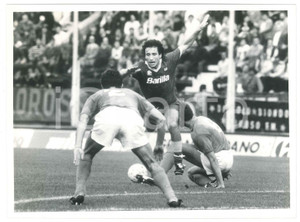 Fotografia d epoca originale 1989 CALCIO ROMA  NAPOLI 11 Azione di Fabrizio DI MAURO  Foto 24x18 cm 1