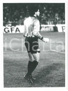 Fotografia d epoca originale 1990 ca CALCIO Napoli vs VfB Stuttgart  Giuliano GIULIANI Portiere  Foto 24x18 1
