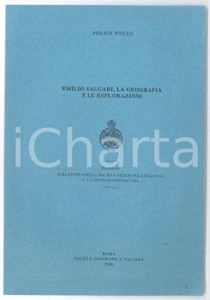 Libro, pubblicazione d epoca 2000 Felice POZZO Emilio Salgari, la geografia e le esplorazioni 10 pp. 1