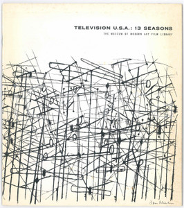 Libro, pubblicazione d epoca 1962 NEW YORK Television U.S.A. : 13 seasons Museum of Modern Art Film Library 1