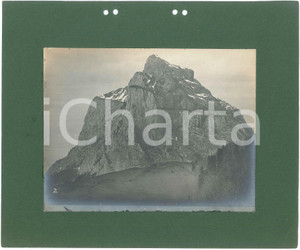 Fotografia d epoca originale 1900 ca SWITZERLAND Grosse Mythen  Fotografia 21x16 cm 1