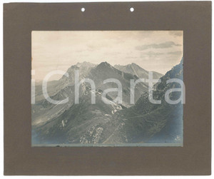 Fotografia d epoca originale 1900 ca SWITZERLAND Sentisgruppe von Sudwesten  Fotografia 21x16 cm 1